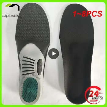 1 ~ 8PCS Ortopediniai vidpadžiai Orthotics Flat Foot Health Sole Pad for Shoes Įdėkite arkos atraminį kilimėlį padų fascitui Pėdų priežiūra