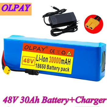 48v Lithium Lion Battery 48v 30Ah 1000w 13S3P Lithium Lion Battery Pack 54.6v E-bike elektrinis dviračio paspirtukas su XT60+įkrovikliu