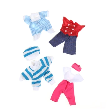 5 Nustatykite mielą gražią rankų darbo drabužių suknelę Mini Kelly arba Chelsea lėlių aprangos dovanai mergaičių meilės kūdikio žaislas atsitiktinis pasirinkimas