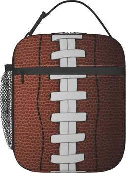 amerikietiško futbolo kamuolio pietų krepšys izoliuota pietų dėžutė berniukams mergaitėms patvari nešiojama suaugusiųjų aušintuvas 