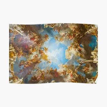 Lubos Versalio renesanso dažai Plakato dekoravimas Namai Senovinis menas Paveikslų tapyba Modernus dekoras Sienų kambarys Be rėmo