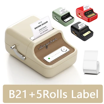 Niimbot Mini nešiojamas terminis spausdintuvas Lipnus etikečių spausdintuvas lipdukams Niimbot B21 B1 etikečių gamintojo spausdintuvas be rašalo