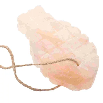 Pet druskos žiurkėno tiekimas Žaislų gėlių šakos druskos plyta triušių mineraliniams blokams ant virvės Praktiniai žaislai