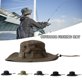 Žvejybos kepurė vyrams Moterų skrybėlė Apsauga nuo saulės stovyklavimui Lauko žygiai Sodas Vyrų vasaros kepurė Žvejybos kaušas Kepurė XR-Hot
